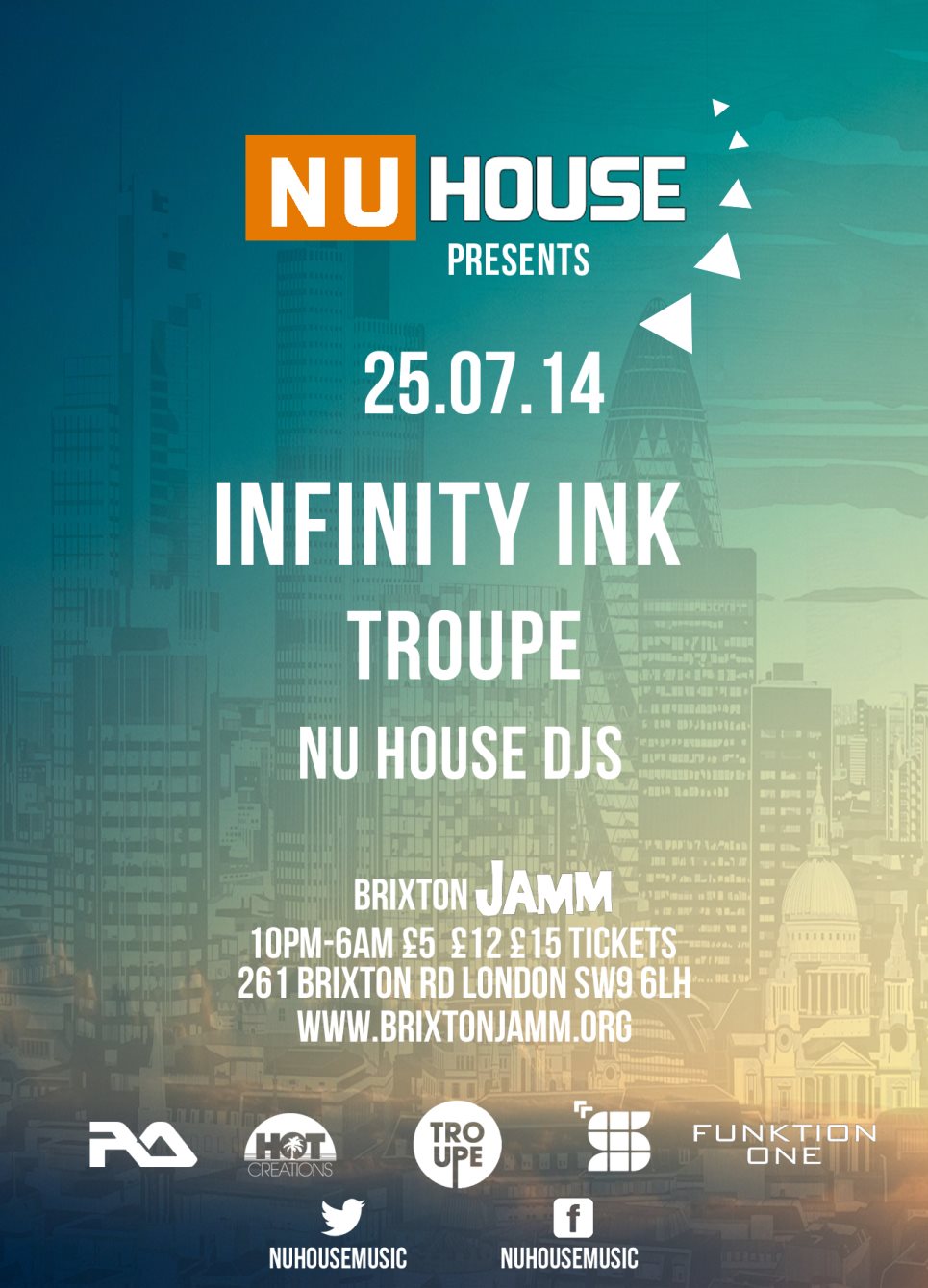 NU House 1st Birthday @ Brixton Jamm