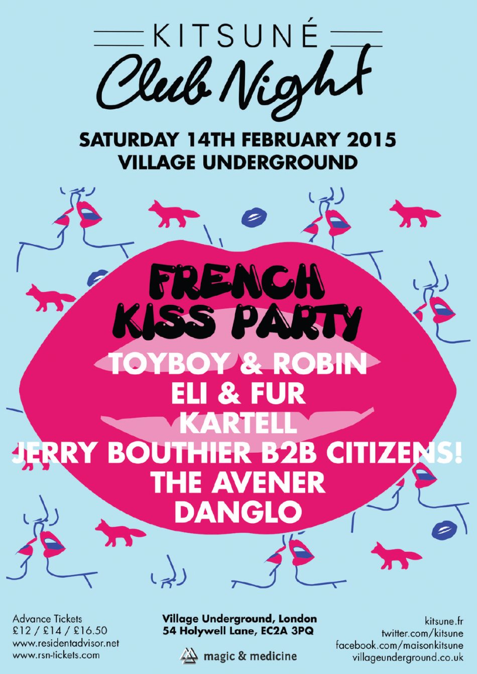 Kitsune French Kiss Party