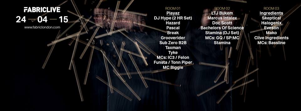 Fabriclive: Playaz LTJ Bukem, Marcus Intalex & Ingredients at fabric