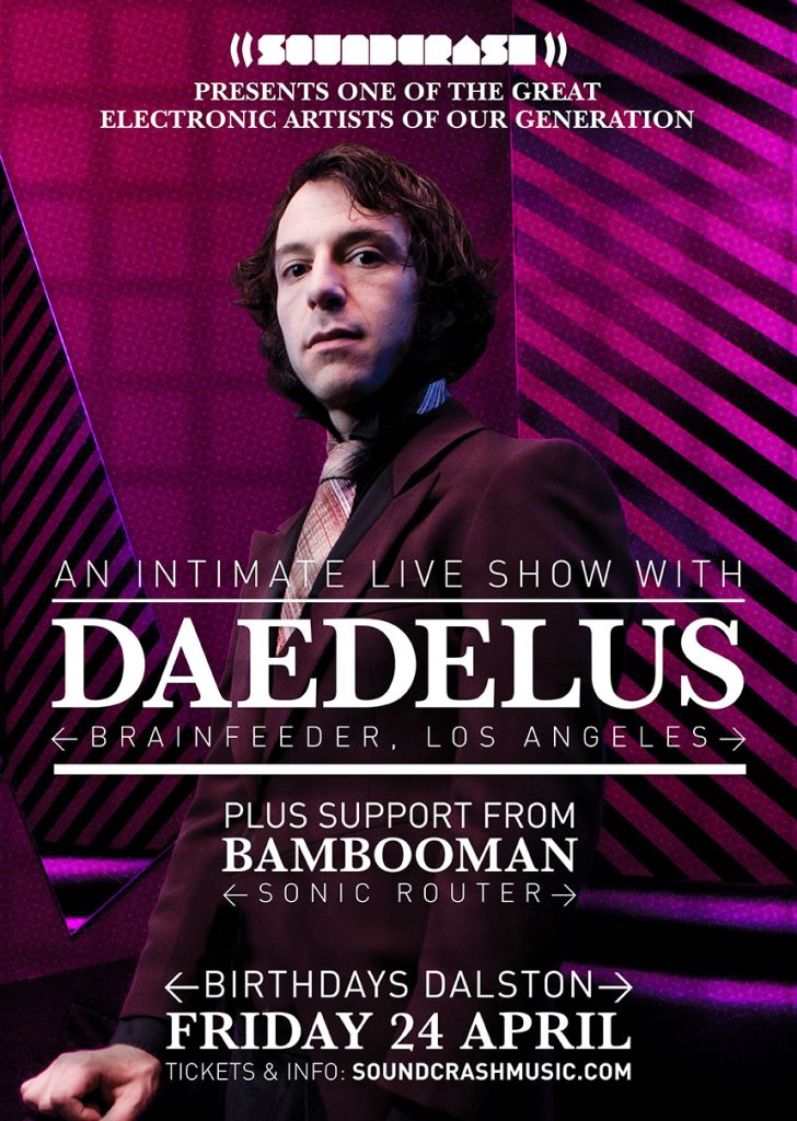 Daedelus – Live – Intimate Basement Show at Birthdays