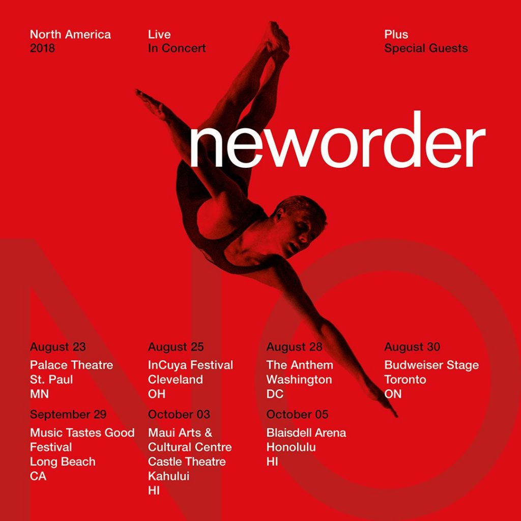 New Order announce North American tour dates PLAYY.