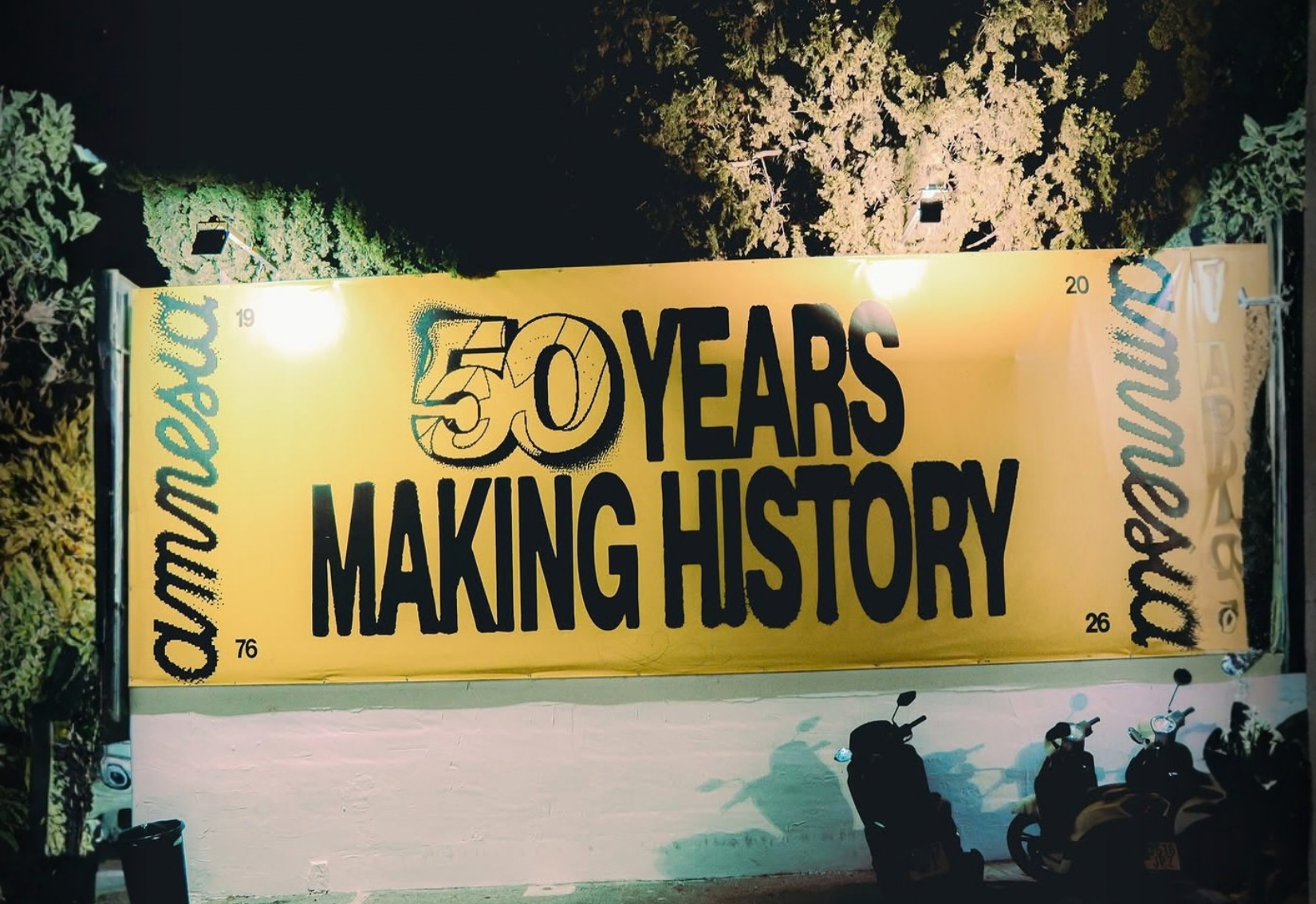 Amnesia Reveals Full Lineup for 50th Anniversary Closing Party